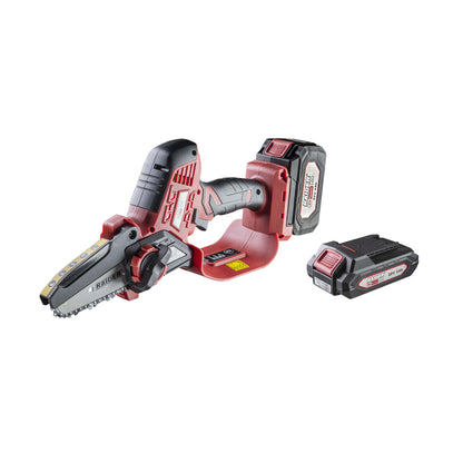 Raider R20 Fierastrau de gradina cu lant si lama 20V 100mm 2.0 + 4.0Ah RDP-SBGP20