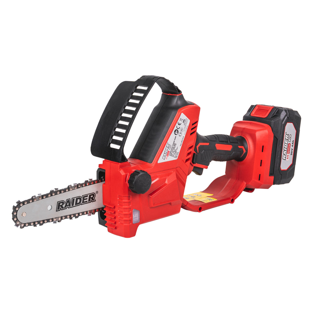 Raider R20 Fierastrau de gradina cu lant si lama 20V 150mm 2Ah RDP-CCS20