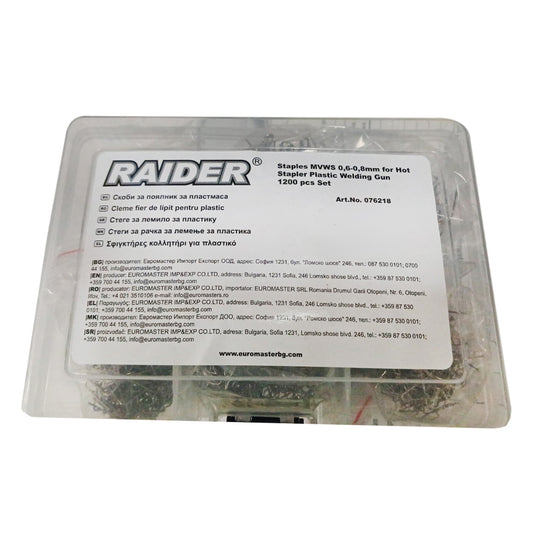 Raider Accessories Set 1200 capse MVWS 0.6-0.8mm pentru aparat de lipit plastic