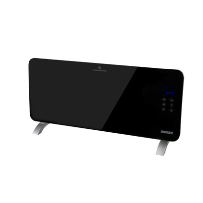 Raider Panou Incalzitor 2kW sticla neagra LED RD-PH03