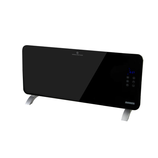 Raider Panou Incalzitor 2kW sticla neagra LED RD-PH03