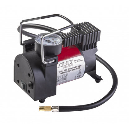 Raider Mini compresor 12V DC 120W 35L/min RD-AC05