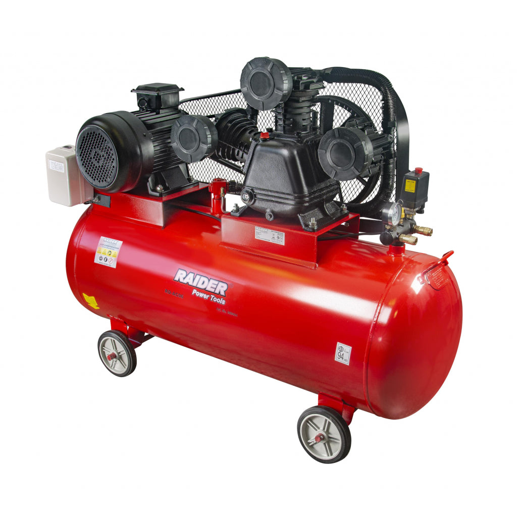 Raider Compresor pe curea 10cp 270l 900l/min 380V RD-AC06