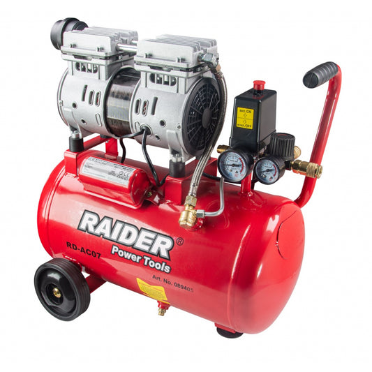 Raider Compresor 1cp 24l fara ulei RD-AC07