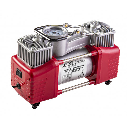 Raider Compresor 12Vx300W 70L/min RD-AC14