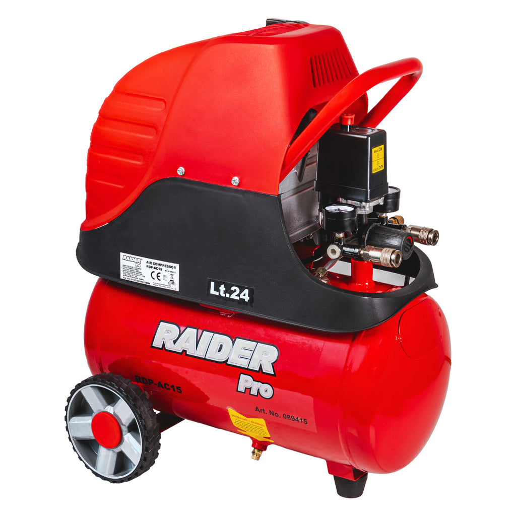 Raider Pro Compresor 2cp 24l RDP-AC15
