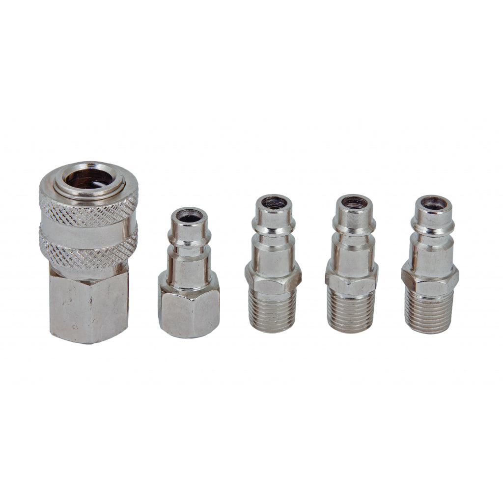Raider Accessories Set 5 conectori rapizi pneumatici ¼" RD-QC01
