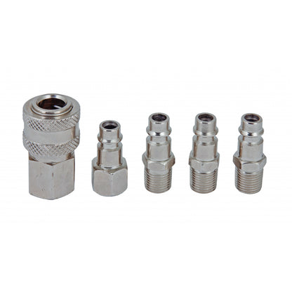 Raider Accessories Set 5 conectori rapizi pneumatici ¼" RD-QC01