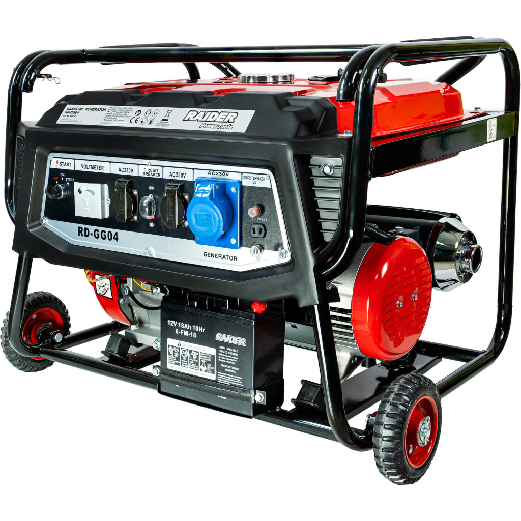 Raider Generator pe benzina 5.5kW pornire cu cheie RD-GG04