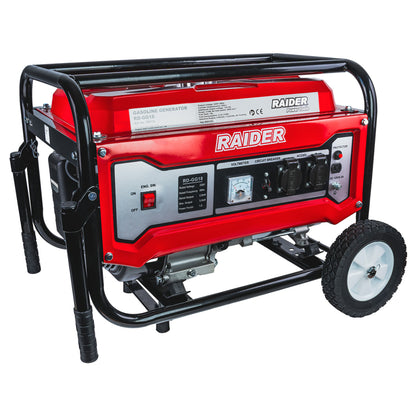Raider Generator pe benzina 3kW cadru cu roti RD-GG18