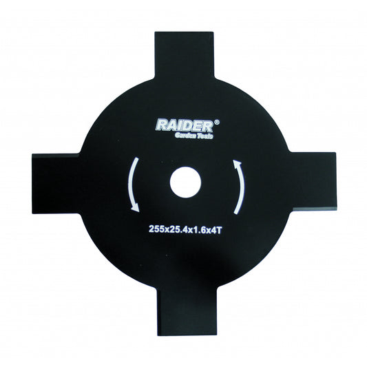 Raider Accessories Lama pentru motocoasa ø255x25.4mm patrat