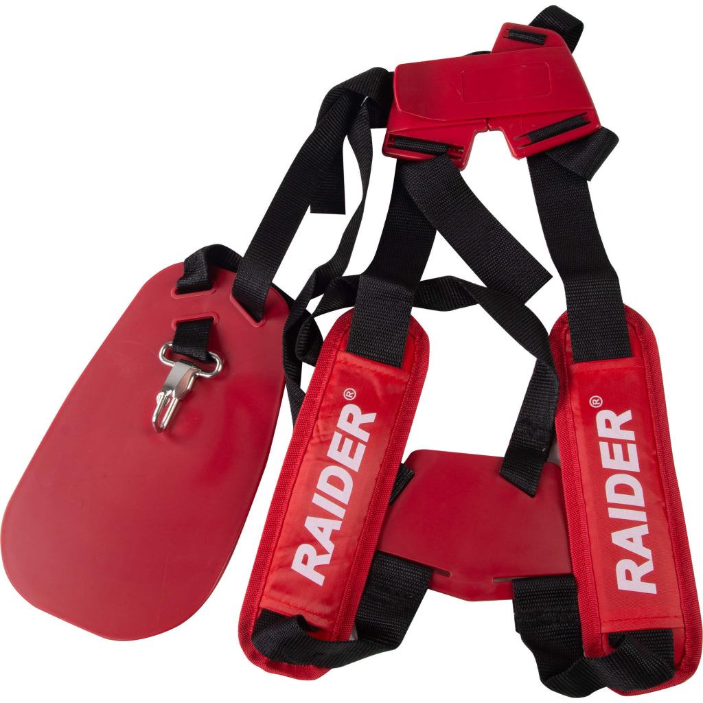 Raider Accessories Ham pentru motocoasa cu 2 barete rosu-negru geanta Raider 1