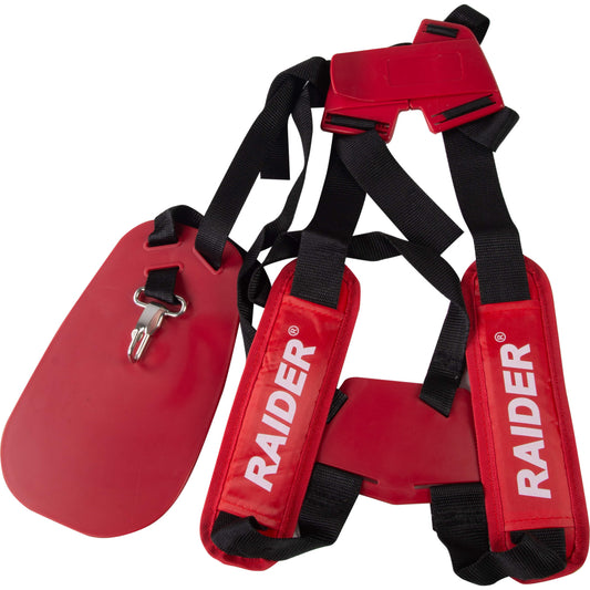 Raider Accessories Ham pentru motocoasa cu 2 barete rosu-negru geanta Raider 1