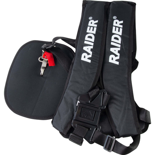 Raider Accessories Ham pentru motocoasa cu 2 barete negru cu geanta Raider 1