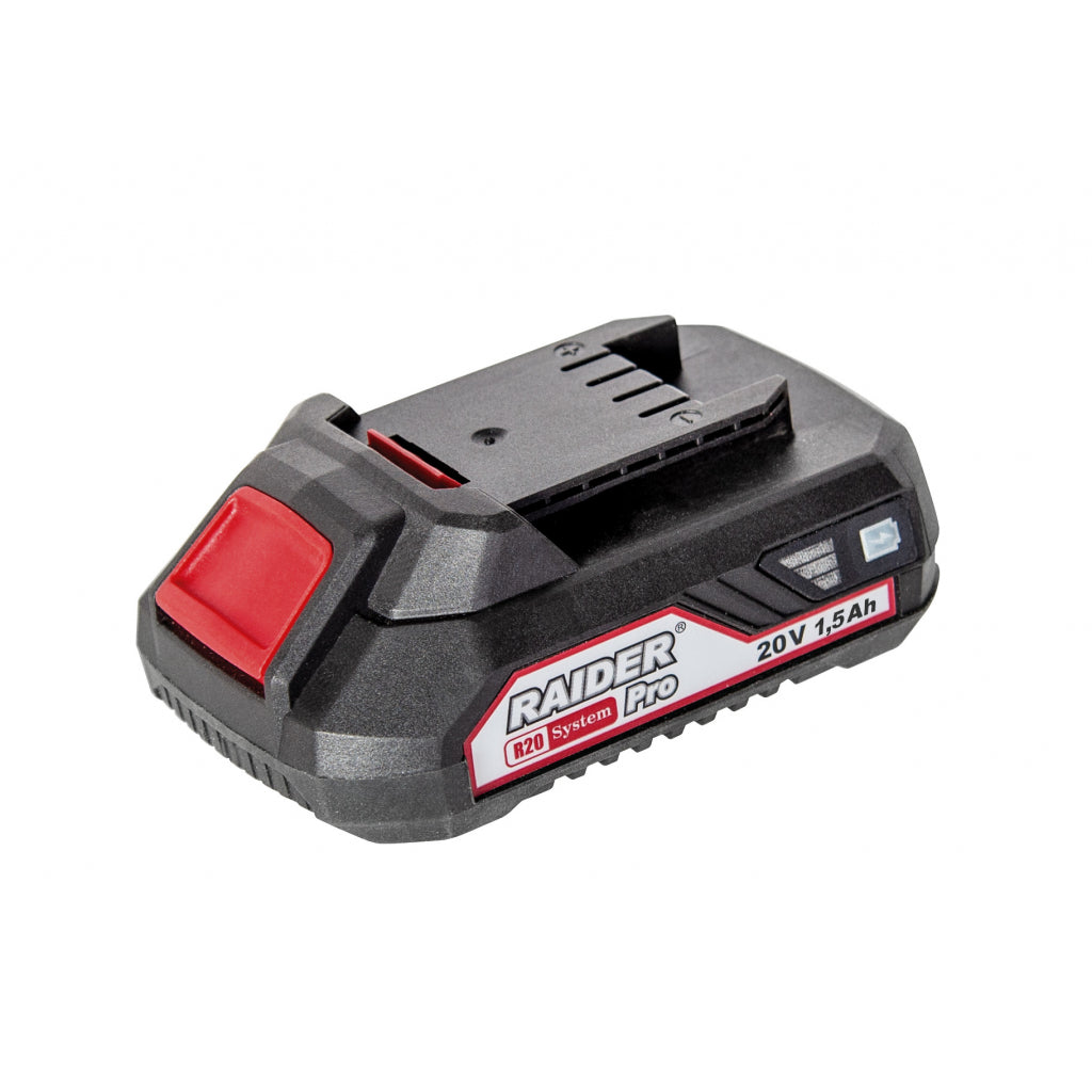 R20 Acumulator Li-ion 20V 1.5Ah compatibil cu intreaga gama Raider R20