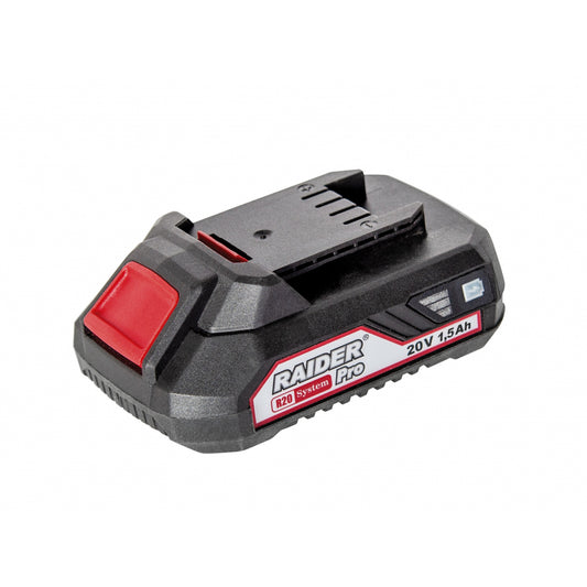R20 Acumulator Li-ion 20V 1.5Ah compatibil cu intreaga gama Raider R20