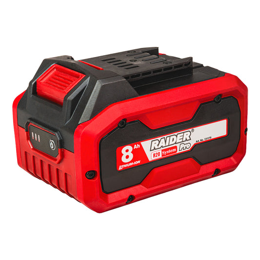R20 Acumulator Li-ion 20V 8.0 Ah compatibil cu intreaga gama Raider R20 - R20 - O baterie, multe posibilitati!