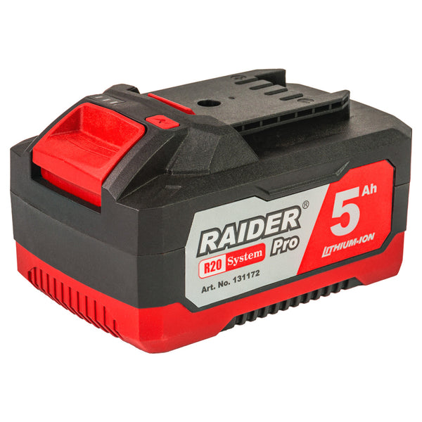 R20 Acumulator Li-ion 20V 5Ah compatibil cu intreaga gama Raider R20