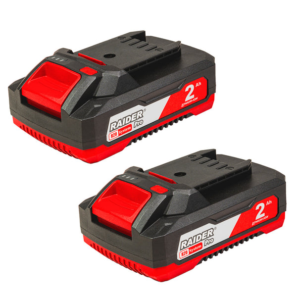 R20 set 2 acumulatori 2.0 amperi compatibili cu intreaga gama Raider R20