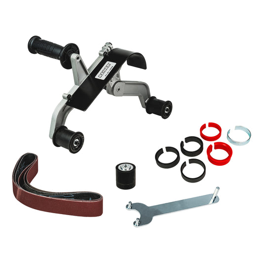 Raider Accessories Sistem triunghiular 76 x400mm cu banda smirghel pt. flex