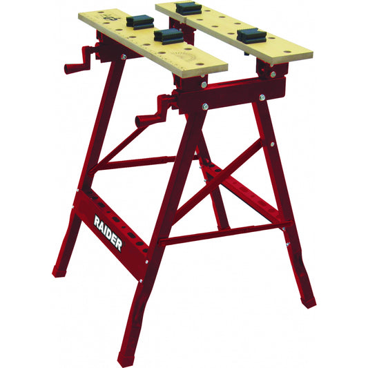 Raider Accessories Banc de lucru reglabil 65x51cm H 80cm