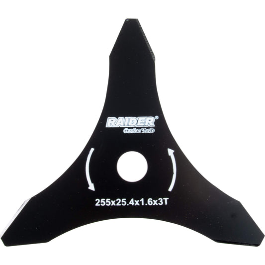 Raider Accessories Lama pentru motocoasa ø255x25.4mm triunghi