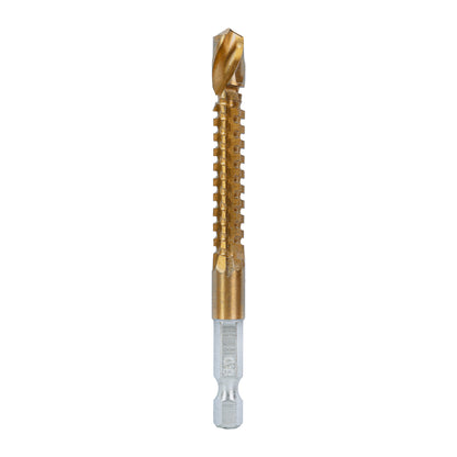 Raider Accessories Burghiu metal HSS+TIN 8.0mm cu freza decupat 1/4 HEX