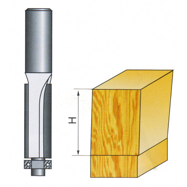 Raider freza profilata ø9.5mm x 8 mm h38mm cu rulment