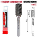 Raider Accessories Freza debavurare Tungsten Carbon tip AX ø16x25 ø6mm RDP