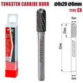 Raider Accessories Freza debavurare Tungsten Carbon tip CX ø08x20 ø6mm RDP