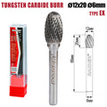 Raider Accessories Freza debavurare Tungsten Carbon tip EX ø12x20 ø6mm RDP