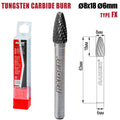 Raider Accessories Freza debavurare Tungsten Carbon tip FX ø08x18 ø6mm RDP