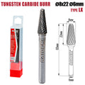 Raider Accessories Freza debavurare Tungsten Carbon tip LX ø08x22 ø6mm RDP