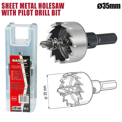 Raider Accessories Freza gaurire HSS 35mm HSS