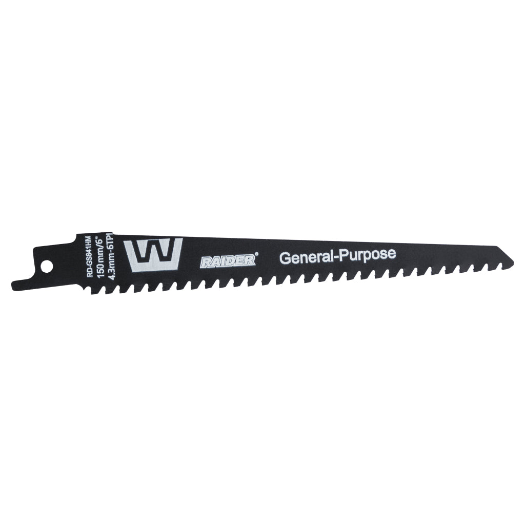 Raider Accessories Lama fierastrau sabie universala 150x4.3mm 6TPI GS641HM