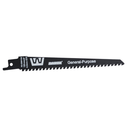 Raider Accessories Lama fierastrau sabie universala 150x4.3mm 6TPI GS641HM