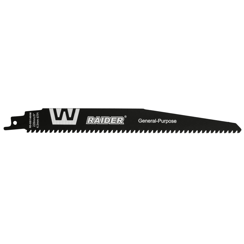Raider Accessories Lama fierastrau sabie universala 228x4.3mm 6TPI GS1140HM
