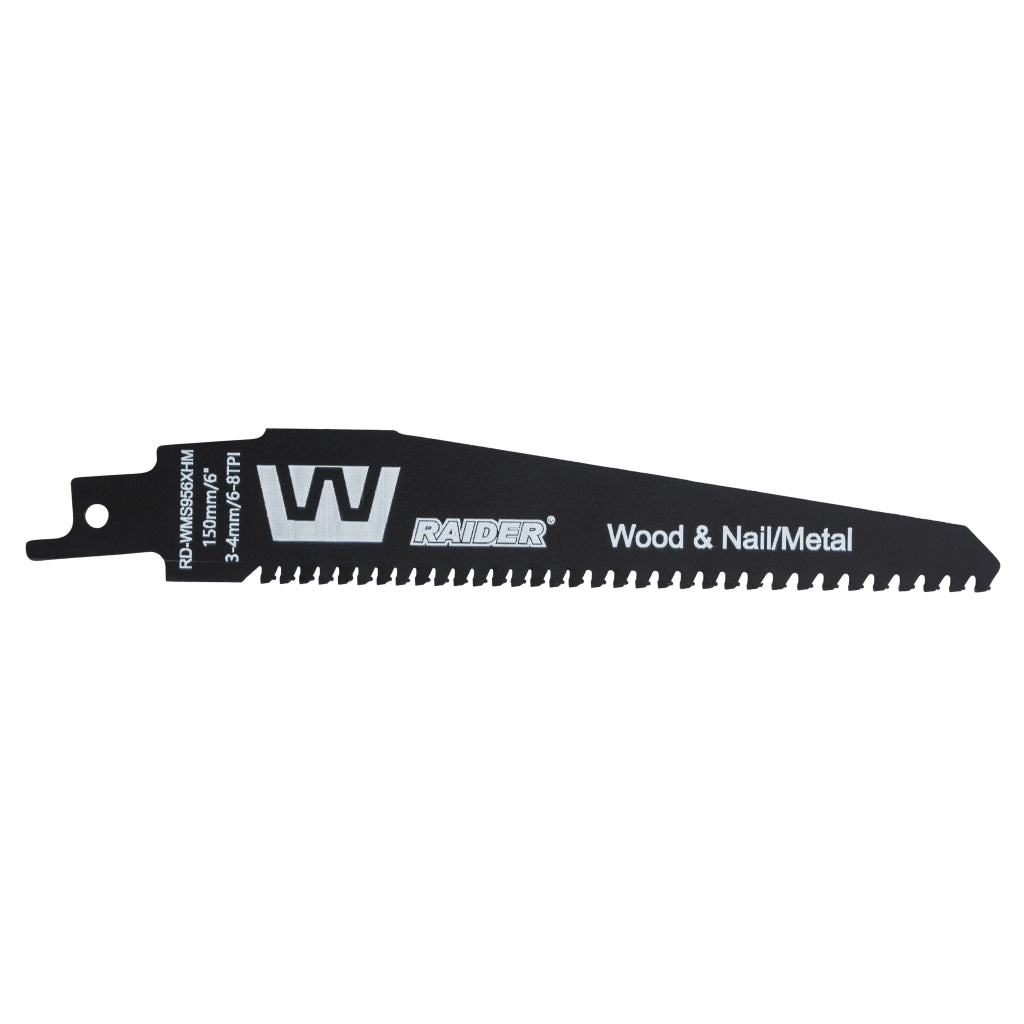 Raider Accessories Lama fierastrau sabie W&N 150x3.0/4.0mm 6/8TPI