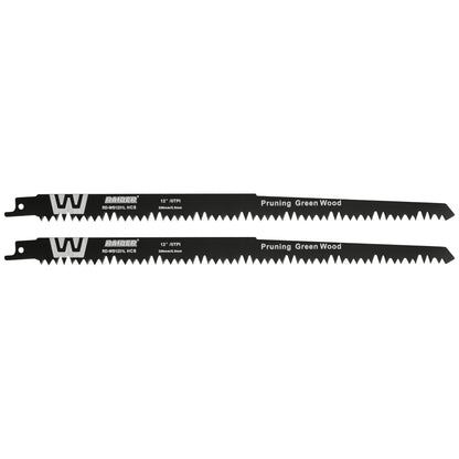 Raider Accessories Set 2 lame fierastrau sabie lemn 300x5.0mm 5TPI WS1231L