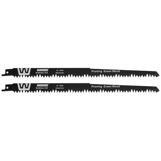 Raider Accessories Set 2 lame fierastrau sabie lemn 300x5.0mm 5TPI WS1231L
