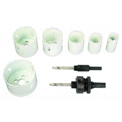 Raider Accessories Set 9 freze pentru gaurire lemn 22-64mm