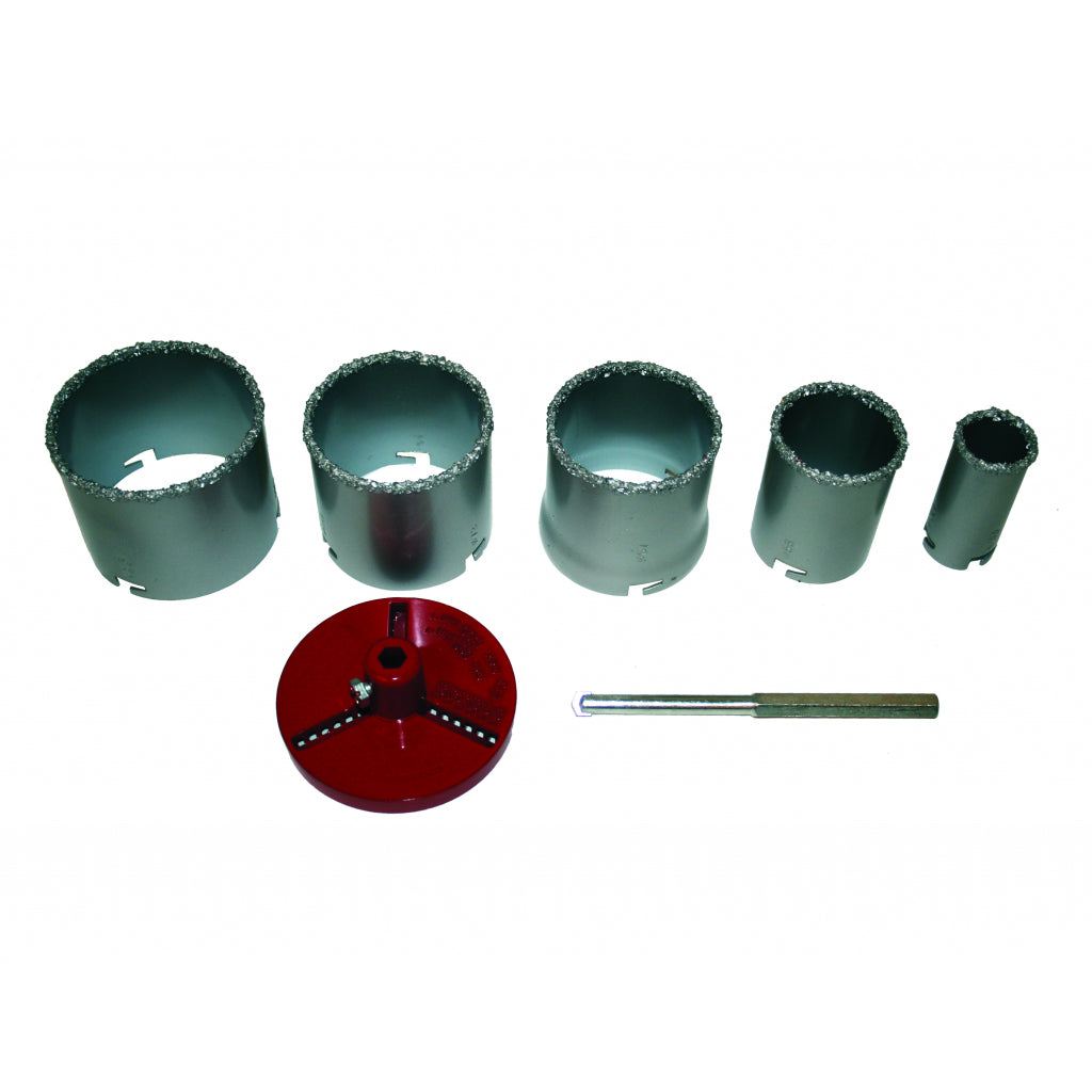 Raider Accessories Set 5 carote pentru placi ceramice ø33-83mm RD