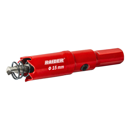 Raider Accessories Carota bi-metal HSS ø15mm cu burghiu pilot RD