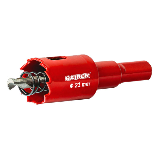 Raider Accessories Carota bi-metal HSS ø21mm cu burghiu pilot RD