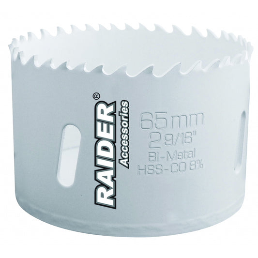 Raider Accessories Carota bi-metal HSS 8%Co pentru metal si inox ø 57mm RD