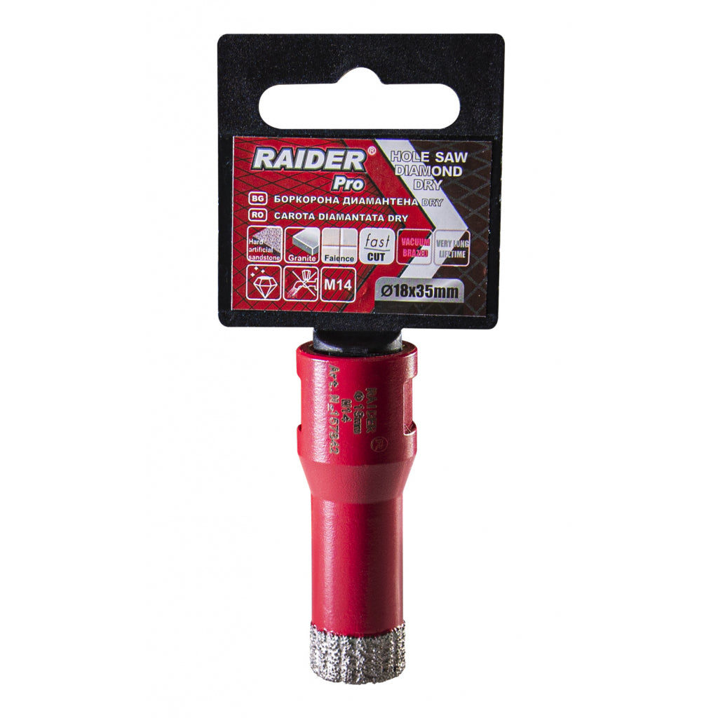 Raider Accessories Freza diamantata pentru frezare uscata M14 x 18mm