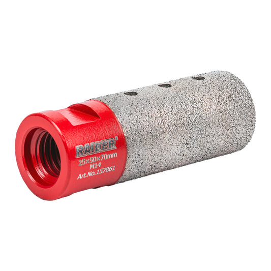 Raider Accessories Freza diamantata tip bit pentru gaurit ceramica M14 ø25x50x70mm