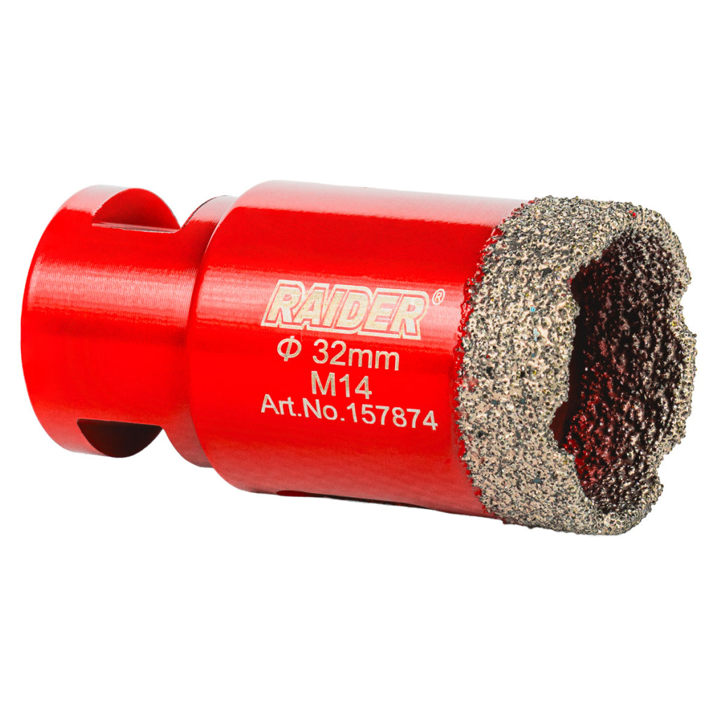 Raider Accessories Carota diamantata pentru Carotare uscata M14 Ø32mm