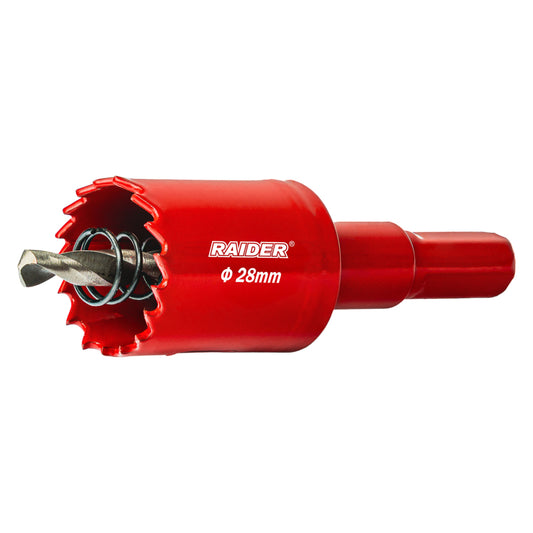 Raider Accessories Carota bi-metal HSS ø28mm cu burghiu pilot RD