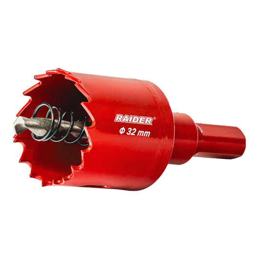 Raider Accessories Carota bi-metal HSS ø32mm cu burghiu pilot RD
